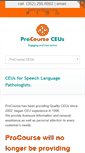Mobile Screenshot of procourseceus.com